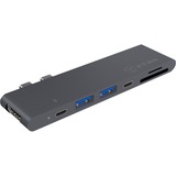 ICY BOX IB-DK4037a-2C, Dockingstation schwarz