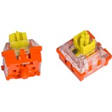 Keychron Lava Optical Banana Switch-Set, Tastenschalter gelb/transparent, 87 Stück