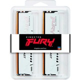 Kingston FURY DIMM 64 GB DDR5-6400 (2x 32 GB) Dual-Kit, Arbeitsspeicher weiß, KF564C32BWK2-64, FURY Beast, INTEL XMP
