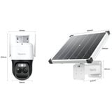 Reolink TrackMix Series G790 mit Solar Panel Plus, Überwachungskamera weiß/schwarz