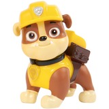 Spin Master Paw Patrol - Baustellen-Fahrzeug mit Rubble-Figur, Spielfahrzeug gelb