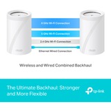 TP-Link BE65(1-pack) BE9300 Whole Home Mesh Wi-Fi 7, Mesh Router weiß
