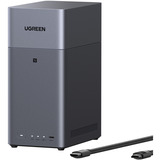 UGREEN DH2300 Bundle mit 2x Toshiba N300 4 TB (MN10ADA400ES), NAS schwarz