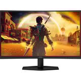AOC C27G42E, Gaming-Monitor 68.6 cm (27 Zoll), schwarz (matt)/rot, FullHD, Fast-VA, Curved, Adaptive-Sync, HDR, 180Hz Panel
