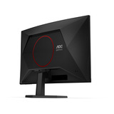 AOC C27G42E, Gaming-Monitor 68.6 cm (27 Zoll), schwarz (matt)/rot, FullHD, Fast-VA, Curved, Adaptive-Sync, HDR, 180Hz Panel