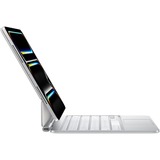 Apple Magic Keyboard für 11" iPad Pro (M4), Tastatur weiß, UK-Layout, Scherenmechanik