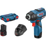 Bosch Akku-Schlagschrauber GDR 12V-110 Professional blau/schwarz, 2x Li-Ionen Akku 3,0Ah, in L-BOXX