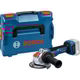 Bosch X-LOCK Akku-Winkelschleifer GWX 18V-11 S Professional solo, 18Volt blau/schwarz, ohne Akku und Ladegerät, Ø 125mm, in L-BOXX