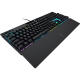 Corsair K70 RGB PRO, Gaming-Tastatur schwarz, DE-Layout, Cherry MX RGB Speed Silver