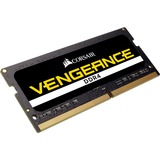 Corsair SO-DIMM 16 GB DDR4-2400 (2x 8 GB) Dual-Kit, Arbeitsspeicher schwarz, CMSX16GX4M2A2400C16, Vengeance