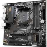 GIGABYTE B550M DS3H, Mainboard schwarz/grau