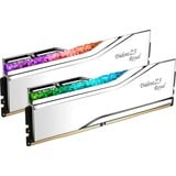 G.Skill DIMM 32 GB DDR5-6800 (2x 16 GB) Dual-Kit, Arbeitsspeicher silber, F5-6800J3445G16GX2-TR5S, Trident Z5 Royal Silver, INTEL XMP