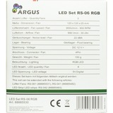 Inter-Tech Argus RGB-Fan Set RS-06 120x120x25, Gehäuselüfter 3er Set, inkl. Controller, 120 mm