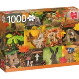Jumbo Puzzle Tiere im Herbst