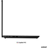 Lenovo ThinkPad T14 AMD G7 (21WV0027GE), Notebook schwarz, AMD Ryzen AI 5 PRO 440, AMD Radeon 840M, 32 GB DDR5, 512 GB (512 GB SSD), Windows 11 Pro