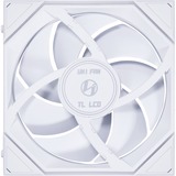 Lian Li UNI FAN TL140 LCD Reverse Blade, Gehäuselüfter weiß