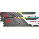 Patriot DIMM 32 GB DDR5-6800 (2x 16 GB) Dual-Kit, Arbeitsspeicher schwarz, PVVR532G680C34K, Viper Venom RGB, INTEL XMP