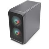 Silentware Air 10, Tower-Gehäuse schwarz, Tempered Glass