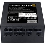 SilverStone SST-DA850-G 850W, PC-Netzteil schwarz, 6x PCIe, 850 Watt