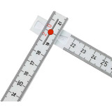 Wiha Gliedermaßstab Longlife Plus Composite, 2 Meter, Messlatte weiß