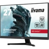 iiyama G-Master G2770QSU-B6 Red Eagle, Gaming-Monitor 68.6 cm (27 Zoll), schwarz (matt), WQHD, Fast IPS, USB-Hub, 180Hz Panel