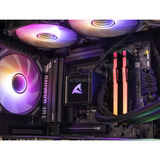 ALTERNATE Custom PC Series • Red Thunder Elements, Gaming-PC schwarz/transparent, ohne Betriebssystem