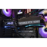 ALTERNATE Custom PC Series • Red Thunder Elements, Gaming-PC schwarz/transparent, ohne Betriebssystem