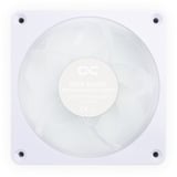 Alphacool Apex Stealth Metall Aurora 120, Gehäuselüfter weiß, 120 mm