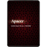 Apacer AS350X 128 GB, SSD schwarz, SATA 6 Gb/s, 2,5"