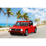 COBI Volkswagen Golf Cabriolet (1979-1993), Konstruktionsspielzeug rot, Maßstab 1:35