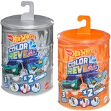 Hot Wheels Color Reveal Multipack Sortiment, Spielfahrzeug 2 Color Reveal-Fahrzeugen mit verborgenen Designs.