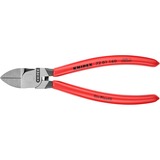 KNIPEX Seitenschneider 72 01 160, für Kunststoff, Schneid-Zange rot, Länge 160mm