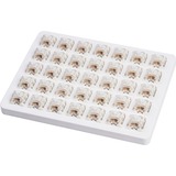 Keychron Gateron G Pro White Switch-Set, Tastenschalter weiß/transparent, 35 Stück