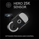 Logitech Gaming PRO X SUPERLIGHT, Gaming-Maus schwarz, HERO-Sensor