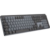 Logitech MX Mechanical, Tastatur hellgrau/dunkelgrau, DE-Layout, taktile Schalter, Logi Bolt, Bluetooth