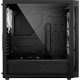 Sharkoon TG6M RGB Generalüberholt, Tower-Gehäuse schwarz, Seitenteil aus gehärtetem Glas