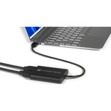 Sonnet USB DisplayLink Adapter, USB-A Stecker > Dual 4K DisplayPort  schwarz, 30cm, für M1 und M2 Macs