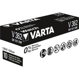 Varta Silberoxid-Knopfzelle 362, Batterie silber, 10 Stück
