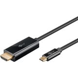 goobay USB Adapterkabel, USB-C Stecker > HDMI Stecker, 4K / 60Hz schwarz, 3 Meter