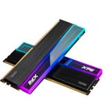 ADATA DIMM 32 GB DDR5-6000 (2x 16 GB) Dual-Kit, Arbeitsspeicher schwarz, AX5U6000C3016G-DCNKRBK, XPG NOVAKEY RGB Black, INTEL XMP, AMD EXPO