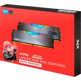 ADATA DIMM 32 GB DDR5-6600 (2x 16 GB) Dual-Kit, Arbeitsspeicher silber, AX5U6600C3216G-DCLARROG, Lancer RGB, INTEL XMP, ROG-zertifiziert