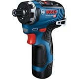 Bosch Professional Akkuschrauber GSR 12V-35 HX Professional, 12Volt blau/schwarz, 2x Li-Ion Akku 3Ah, L-BOXX