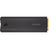 Corsair MP700 PRO 2 TB, SSD schwarz, PCIe 5.0 x4 | NVMe 2.0 | M.2 2280, mit Luftkühler