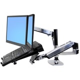 Ergotron LX Dual Monitor Arm, Monitorhalterung silber