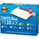 FRITZ! Box 7530 AX Generalüberholt, Router weiß/rot