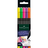 Faber-Castell Grip Finepen neon, Set Kartonverpackung