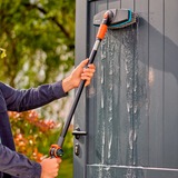 GARDENA Cleansystem Wasch-Set soft mit Stiel S, Waschbürste grau/türkis, Arbeitsbreite 27cm