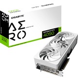 GIGABYTE GeForce RTX 4090 AERO OC 24G, Grafikkarte weiß/silber, DLSS 3, 3x DisplayPort, 1x HDMI 2.1