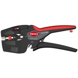 KNIPEX NexStrip Elektriker-Multiwerkzeug, Abisolier-Zange schwarz/rot