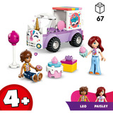 LEGO 42675 Friends Einhorn-Kuchenlieferwagen, Konstruktionsspielzeug 
